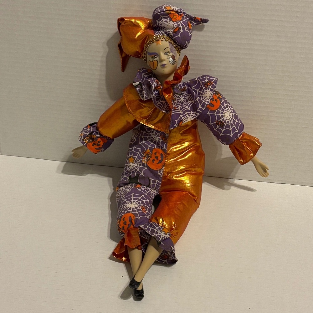 Clown Doll Sugar Loaf Classiques Toys Halloween Jester Figurine